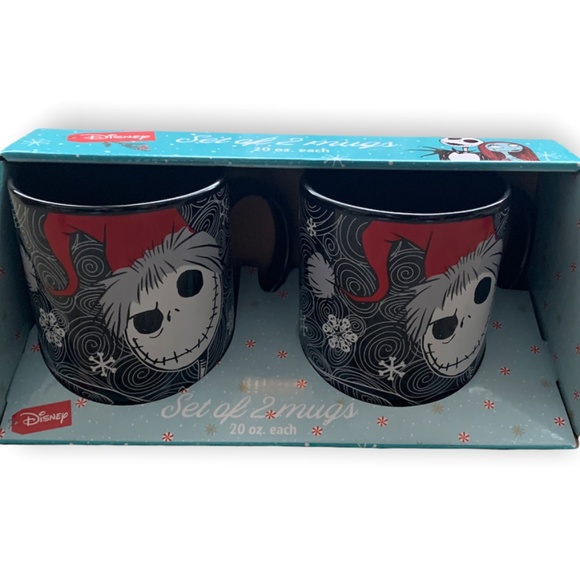 Nightmare Before Christmas Mug Set Jack Sally - Picture 3 of 4